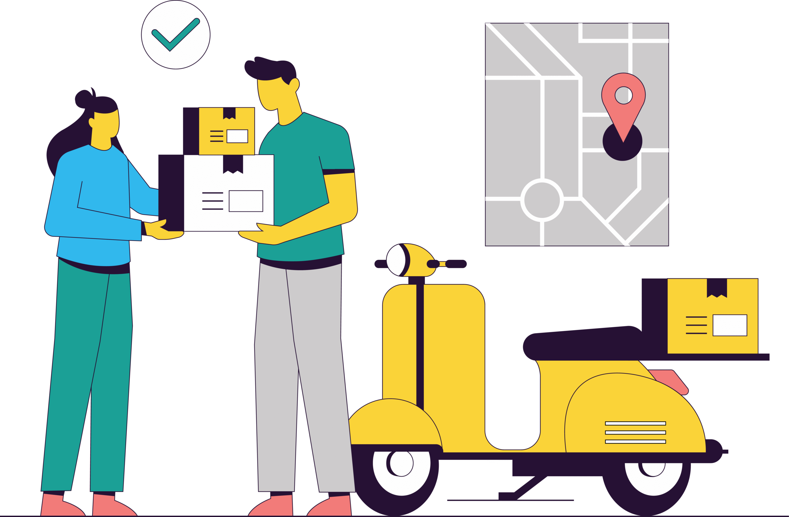 Panier d'achat avec chaussures